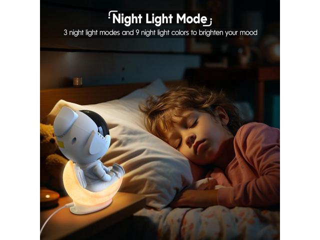 Rossetta Astronaut Projector, Space Projector Galaxy Projector for Bedroom, Star Projector Night Light with Timer and Remote, Kids Adults Room...