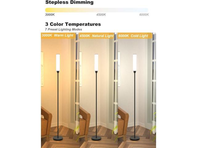 Floor Lamps for Living Room, Upgrade Moder Floor Lamp with Remote Control, Full Range Dimming Minimalist Standing Lamp Perfect for Living Room,...