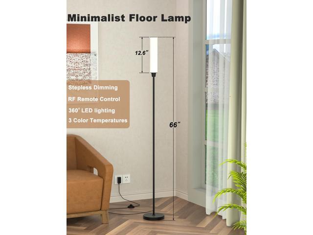 Floor Lamps for Living Room, Upgrade Moder Floor Lamp with Remote Control, Full Range Dimming Minimalist Standing Lamp Perfect for Living Room,...