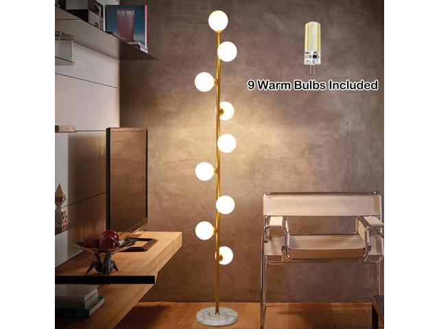 Hsyile Lighting KU300198 Cozy Elegant Modern Creative Floor Lamp for Living Room,Bedroom,Office,9 Lights