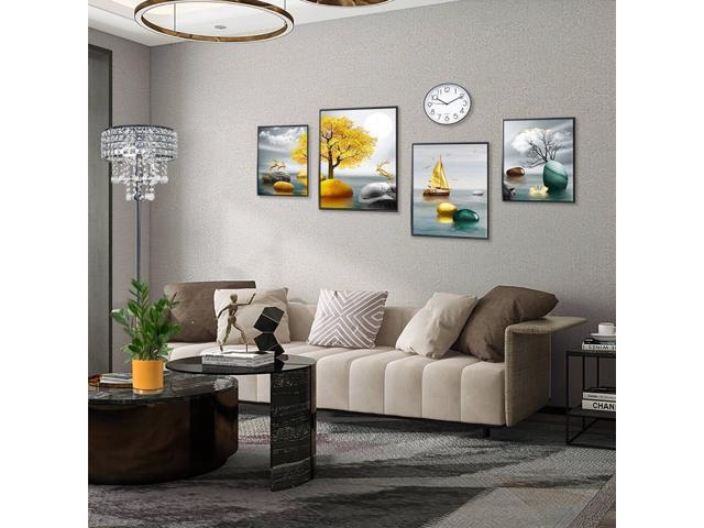 beaysyty Modern K9 Clear Glass Crystals Floor Lamp, On/Off Foot Switch, Crystal & Glass 3-Lights Standing Light, Reading Corner Lamp for Office...