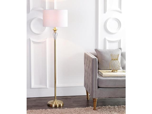 JONATHAN Y JYL2030A Evelyn 60' Crystal/Metal LED Floor Lamp Contemporary,Transitional,Traditional for Bedrooms, Living Room, Office, Reading,...