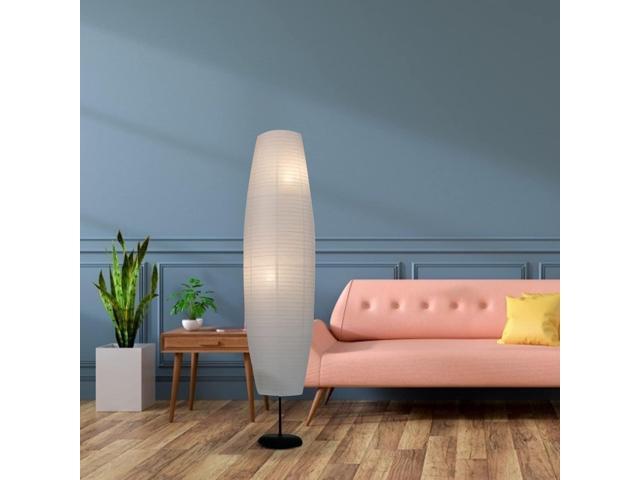 Uonlytech Paper Floor Lampshade Light Accessories: Diploma Floor Lamp Shield Japanese Style Standing Lamps for Living Room Contemporary Floor Lamp...