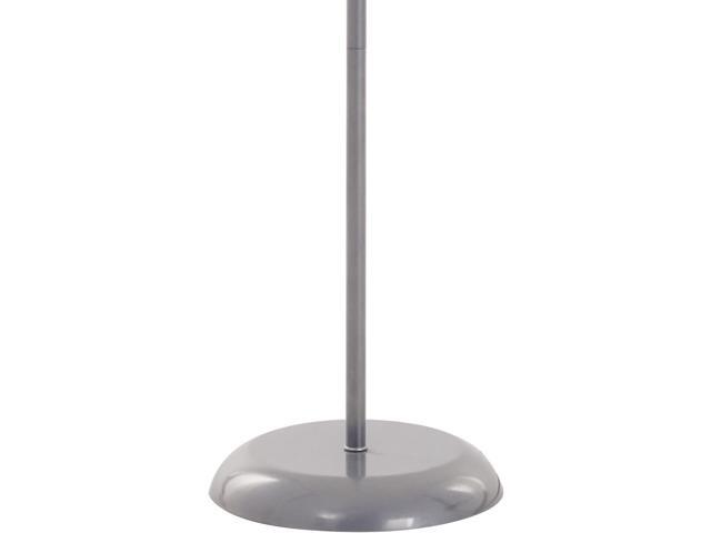 Catalina Lighting 20641-000 Traditional 3-Way Metal Torchiere Floor Standing Lamp, Living Room Light,LED Bulb NOT Included, Classic Silver