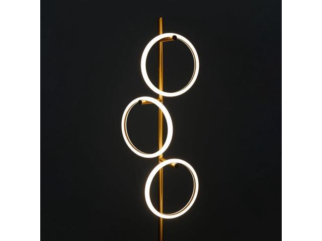 Brightech Saturn Floor Lamp, Great Living Room Decor, Tall Tree Lamp for Offices, Contemporary Lamp for Living Rooms, Standing Lamp With 3 LED...
