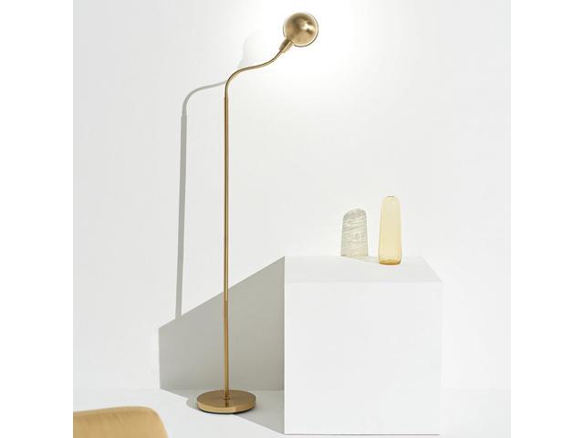 Brightech Regent LED Floor Lamp, Free Standing Corner Pole Light with Adjustable Gooseneck, Tall Bright Skinny Lamp for Office Desk, Living Room...