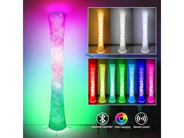 Floor Lamp, RGB Color Changing Led Smart Lamp, Music Sync, APP Remote Control, 62'' Standing Lamp for Living Room Bedroom Game Room