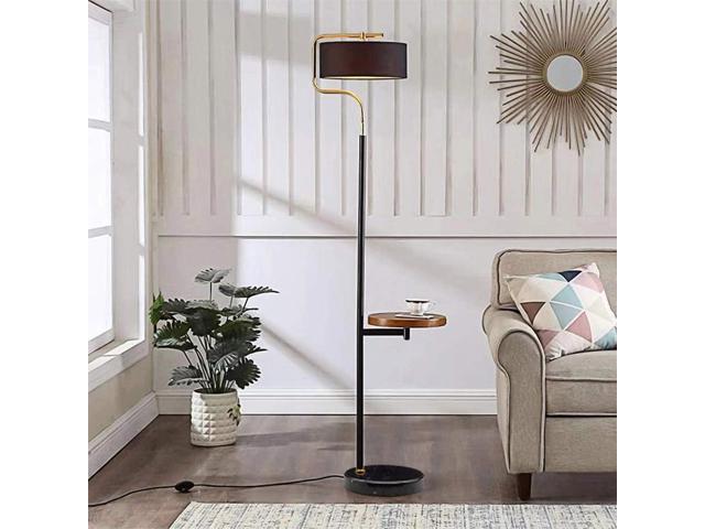 Hsyile KU300244 with USB Charging Ports Modern Reading Contemporary Modern Creative Floor Lamp for Living Room Bedroom Office - E26 Base - with a...