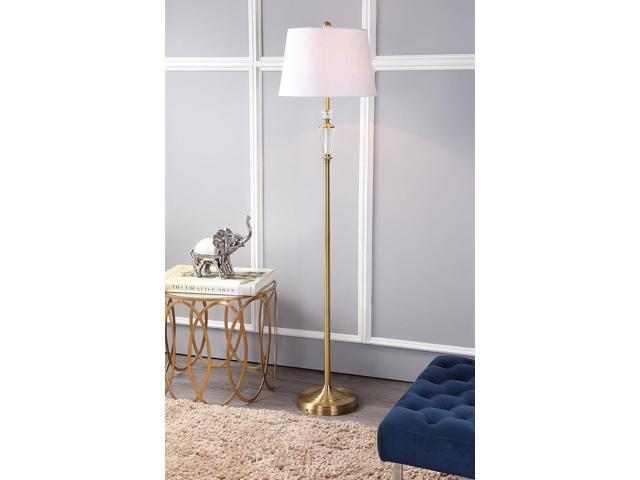 JONATHAN Y JYL2029A Harper 61' Crystal/Metal LED Floor Lamp Contemporary,Transitional,Traditional for Bedrooms, Living Room, Office, Reading,...