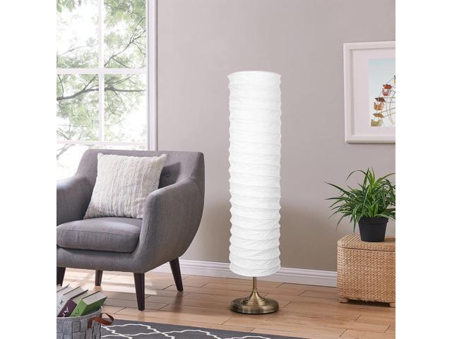 STOBOK Paper Floor Lamp Shades Light Japanese Style Standing Lamp Table Light Cover Barrel Chandelier Protector for Living Room Home Hotel