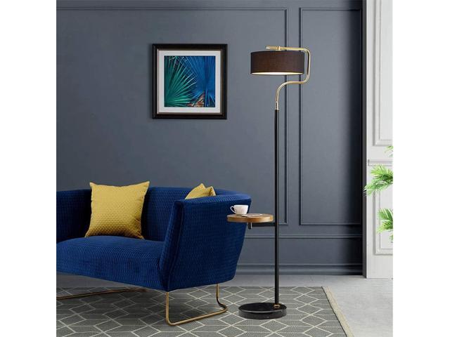 Hsyile KU300244 with USB Charging Ports Modern Reading Contemporary Modern Creative Floor Lamp for Living Room Bedroom Office - E26 Base - with a...