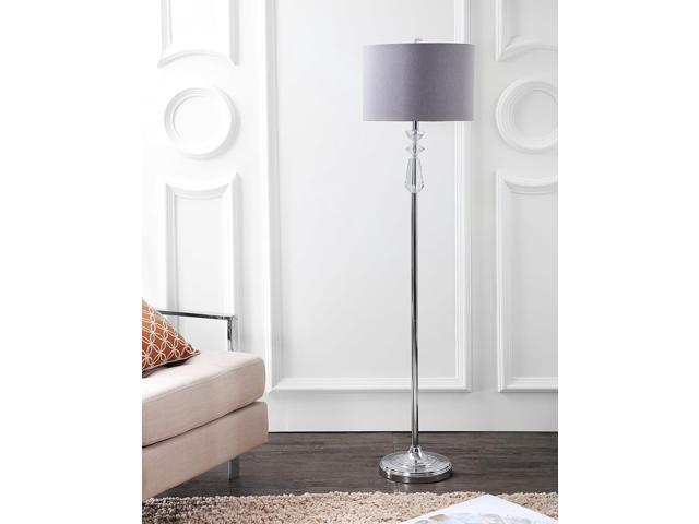 JONATHAN Y JYL2027A Layla 59.5' Crystal/Metal LED Floor Lamp Contemporary,Transitional,Traditional,Classic for Bedrooms, Living Room, Office,...