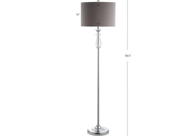 JONATHAN Y JYL2027A Layla 59.5' Crystal/Metal LED Floor Lamp Contemporary,Transitional,Traditional,Classic for Bedrooms, Living Room, Office,...