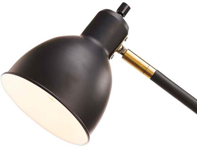 Catalina Lighting 20092-001 Modern Adjustable Desk Light with Power Outlet, Classic Table Lamp for Office, Dorm, or Bedroom, Reading Light...