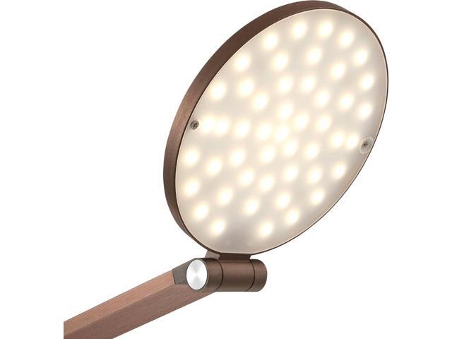 Possini Euro Design Magnum Modern Minimalist Style Task Floor Lamp LED Bright Lighting Adjustable 61' Tall French Bronze Dimmer Switch for Living...