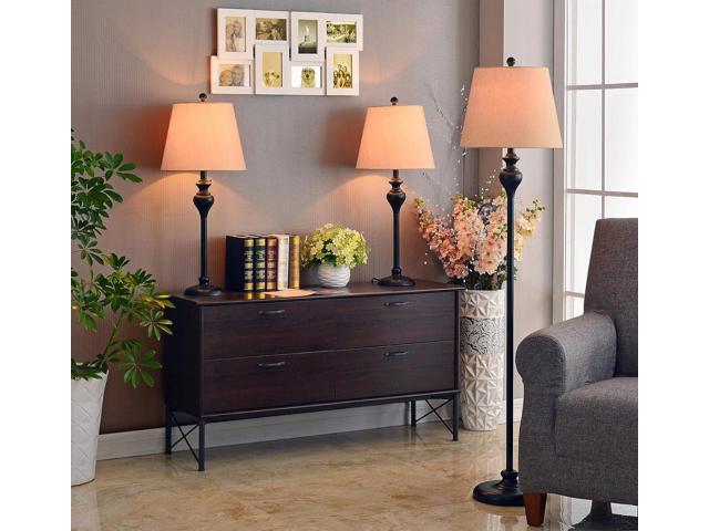 Kenroy Home KH87050 Charlotte Lamp Sets, 61 Inch Floor, Oil-Rubbed Bronze