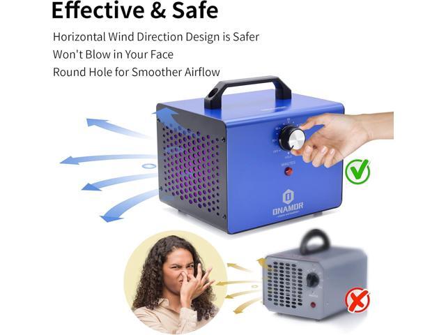 ONAMOR Ozone Generator 22000 mg/h, Ozone Machine Odor Removal, Ozone Ionizer Deodorizer, High-Efficiency Ozone Odor Eliminator for Home, Car,...