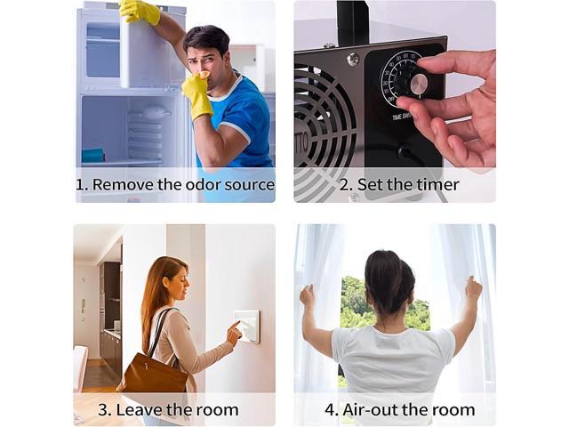 Ozone Generator 28,000 mg/h High Capacity Ozone Generator Odor Removal Deodorizer Ozonator for Home, Cars and Pets