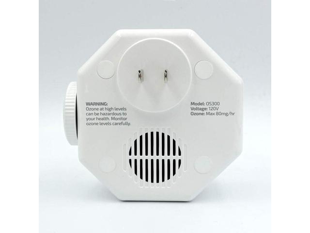 OdorStop OS300 Professional Grade Mini Ozone Generator Ionizer for Deodorizing and Purifying Small Areas Such as Bathrooms, Bedrooms, Personal...