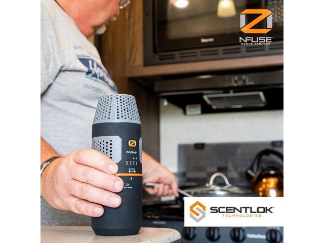 ScentLok OZ Radial EZ, Portable Ozone Generator for Odor Destruction (Black)