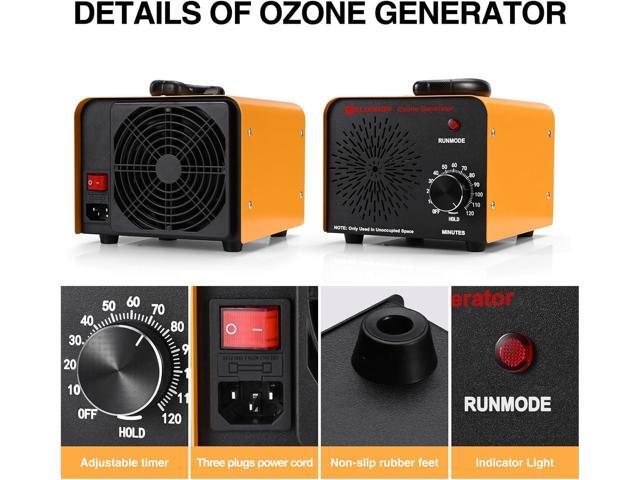 ELIXRION Ozone Generator, 25000mg/h Capacity Ionizer Professional O3 Air Ozone Machine for Odors, for Home, Kitchen, Cars, Office, Basement, Pets,...