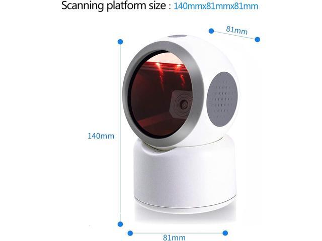 1D 2D QR Omnidirectional Hands-Free Automatic Barcode Scanner Reader .Symcode USB Barcode Reader Automatic Image Sensing Barocde Scanner .Capture...