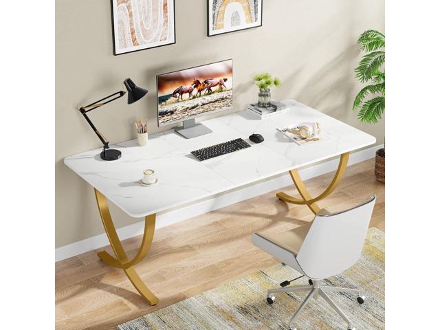 Tribesigns Executive Desk, 63 W x 31.5 D Large Office Desk, Modern Computer Desk Conference Table Meeting Room Table, Business Furniture for Home...