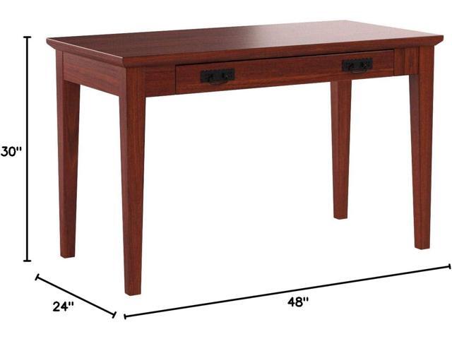 Leick Boulder Creek Mission Laptop/Writing Desk, Mission Oak, FURNITURE (82400)