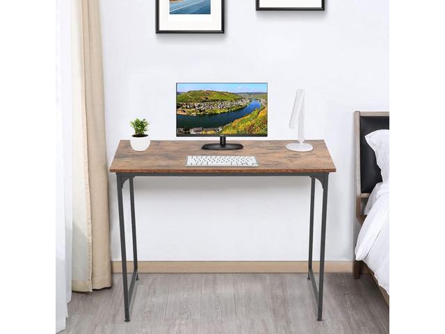 35/39/47 Inch Computer Desk Home Office Desk Writing Study Table Modern Simple Style PC Desk with Metal Frame Gaming Desk Workstation for Small...