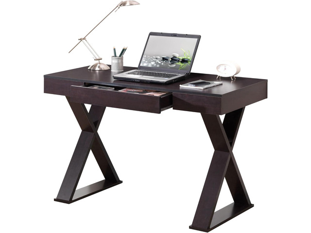 Techni Mobili 47' Trendy Writing Desk w/Drawer,Modern Home Office,Espresso