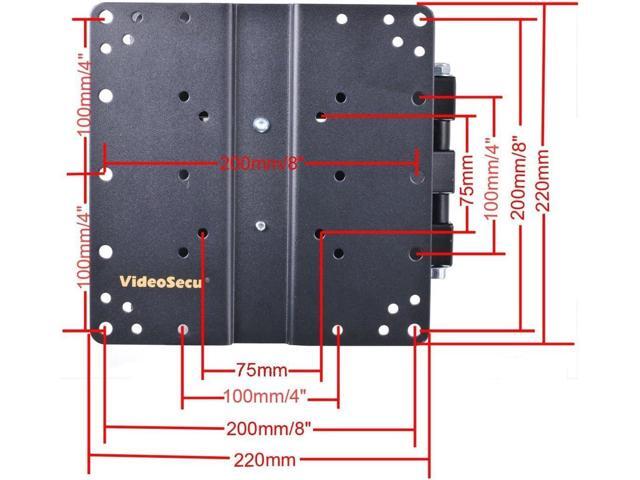 VideoSecu Full Motion TV Wall Mount for Emerson LC320EM2 LC320EM3F LF320EM4F LF320EM4 LE320EM3 LED LCD HDTV ML510B CT8
