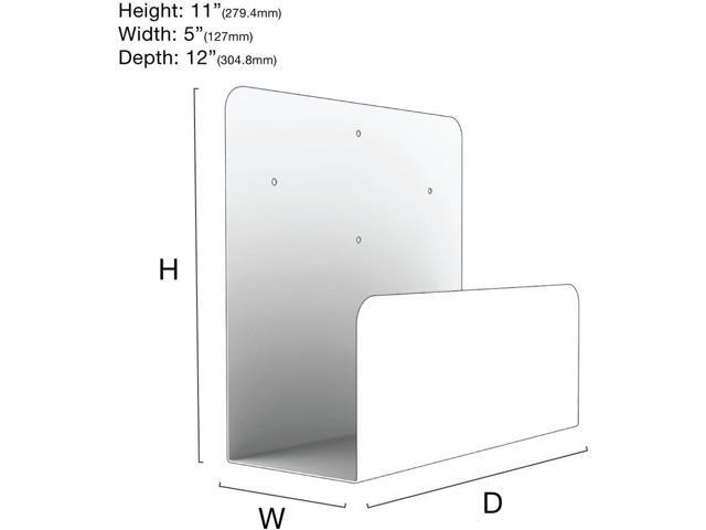 PC Wall Mount 154 (Single) 11H x 5W x 12D Wall Mount for Personal Computers USA Made Oeveo