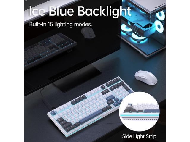 KEMOVE K98SE Mechanical Gaming Keyboard, 98 Keys LED Backlit Programmable Keyboard, 96% Wired Computer Keyboard with Double Sound Dampening Foam,...