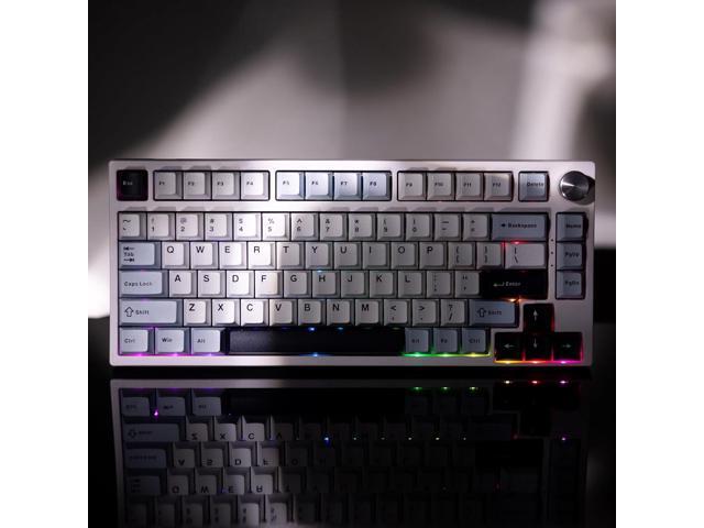GK GAMAKAY TK75 HE Rapid Trigger Mechanical Keyboard Hall Effect Hot-swap Magnetic Switch, Snap Tap, 81 Keys PBT Keycap Bluetooth/2.4GHz/Wired 75%...