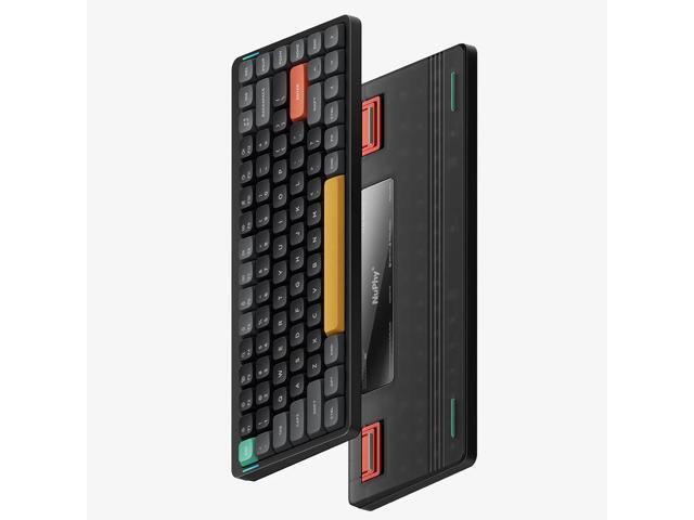 nuphy Air75 V2 Portable 75% Low Profile Mechanical Keyboard,Wireless Keyboard,Supports Bluetooth/2.4G/USB-C RGB Bluetooth Keyboards,Compatible with...