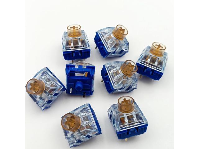 Silent Tactile Switches,Kailh Box Deep-Sea Silent Whale Switches for Mechanical Keyboard,3-Pin 45gf Tactile/Dustproof/Long Life SwitchesSilent...