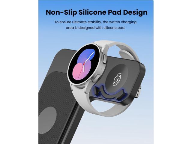 3 in 1 Wireless Charger Stand for Samsung, CIYOYO Fast Phone Charging Station for Galaxy Watch5 Pro/4/3/Active2/1, S24 Ultra/S24...