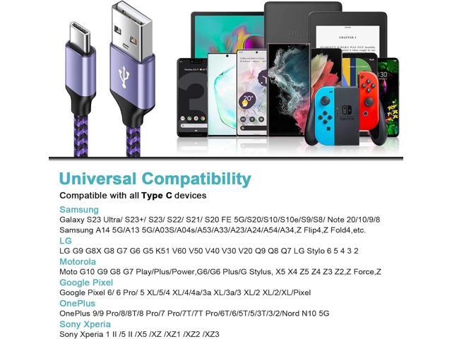 Fast USB C Charger for Samsung Galaxy A16 5G A15 A14 5G,A55 A56 A35 S20 S21 S22 S23 S24 S25 Ultra A13 A54 A53,Type C WallCharger Power...