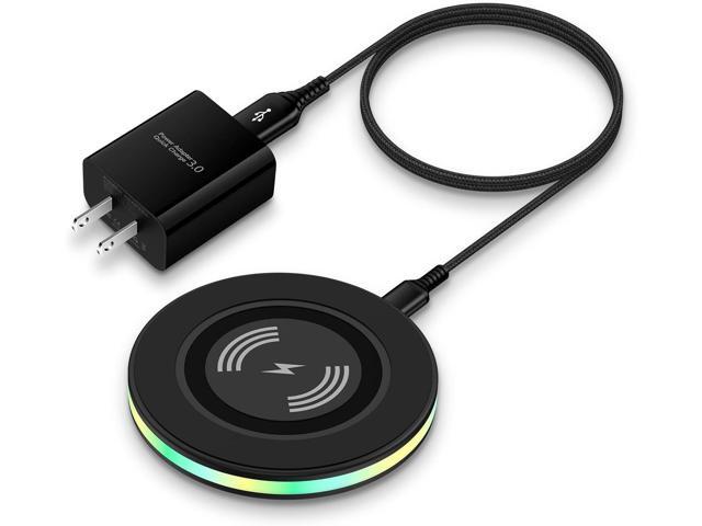 Android Wireless Charger Samsung Fast Charging Phone Charging Pad Station for Samsung Galaxy S25 S24 Ultra S24+ S24 S23 FE S22 S21 S20 S10,iPhone...