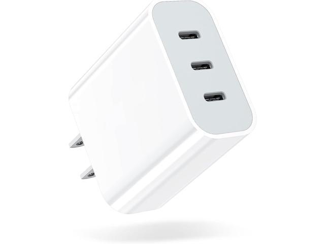 USB C Charger Block, Amoner 35W 3-Port USB C Charger, iPhone Charging Adapter with PD 3.0 Power Delivery Compatible with iPhone 16/16...