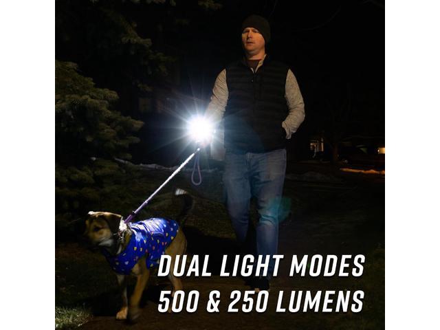 noxgear Wrist Light 500 Lumen Lightweight Hands-Free Flashlight - 100° Wide Flood Beam - USB-C Rechargeable - IP-64 Waterproof - 2 Brightness Modes...