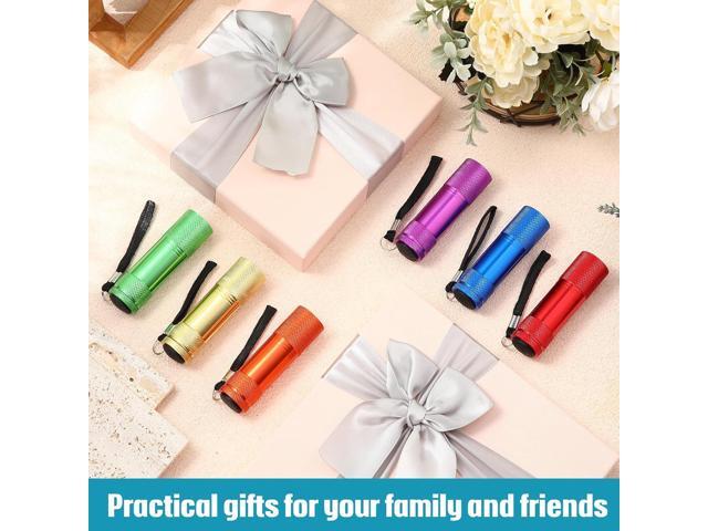 48 Pcs Mini Flashlights Bulk, Bright Aluminum Handheld Flash Light with Lanyard, Small LED Flashlights for Kids Night Reading Emergency Hurricane...