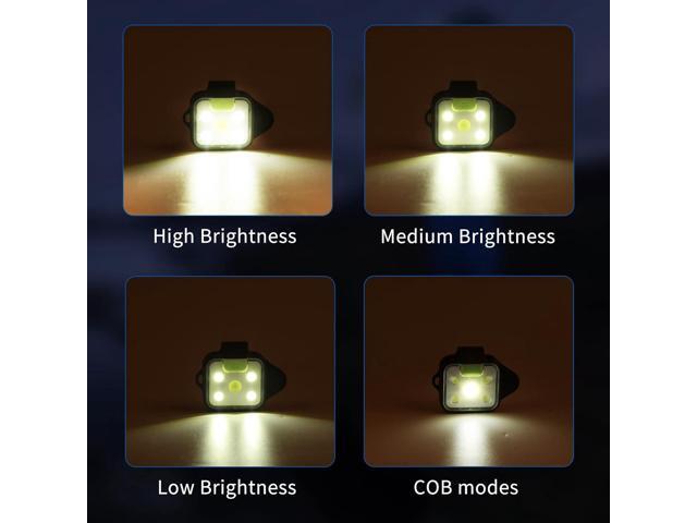 EGUKU Running Light, 2Pack Clip On Running Lights for Runners at Night 4 Light Modes USB Rechargeable LED Lights Wearable Small Lightweight Jogging...