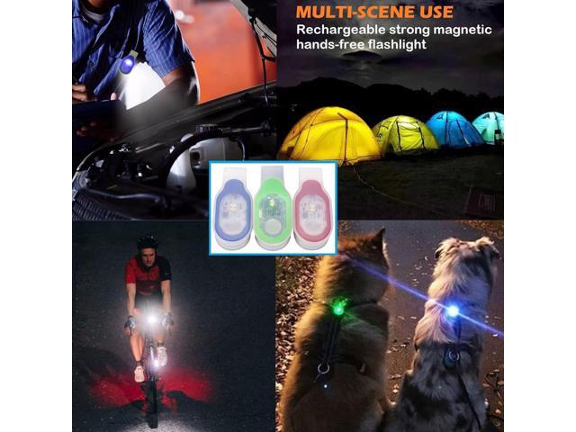 Nurse Nightshift Hands Free Lightweight Emergency Flashlight Hands Free LED Flashlights Clip-on Flashlight Suitable for Walking Running Pets...