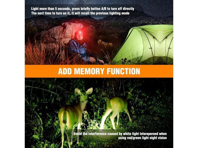 EverBrite Rechargeable Headlamp, 350 Lumens Headlamp with Red Light and Memory Function, 7 Modes Running Headlamp, Bright Headlamps for Camping,...