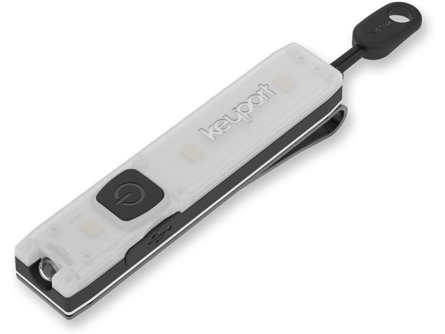 Keyport Pocket Flare 2.0 Mini Flashlight - Premium Ultra-Bright Rechargeable EDC Keychain Flashlight with Pocket Clip - Compact Slim Flat LED Light...