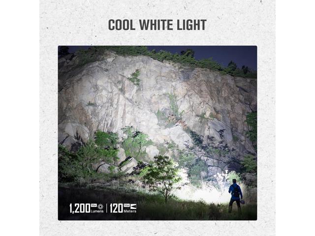 OLIGHT Seeker 4 Mini Rechargeable EDC Flashlight with 365nm UV Combo 1200 Lumens White Light, Portable Black Light for Outdoors, Cleanliness...