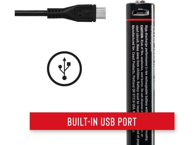 Coast ZX555 ZITHION-X Li-Ion Rechargeable Battery for The G24, G25, G26, G32, and G34 LED Flashlights, Black