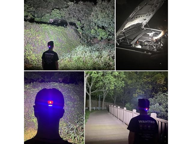 Headlamp LED Headlight Rechargeable 22000 High Lumen USB Head Light, Head Lamp COB Floodlight with Red Light for Adults - Night Fishing,...