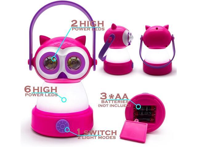 Outdoor Equipment LED Camping Lantern & Headlamp set for Kids, FANT. LUX Battery Powered Night Light for Emergency, Hurricane, Lightweight Tent Lamp